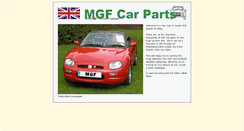 Desktop Screenshot of mgfcarparts.org.uk