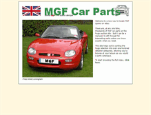 Tablet Screenshot of mgfcarparts.org.uk